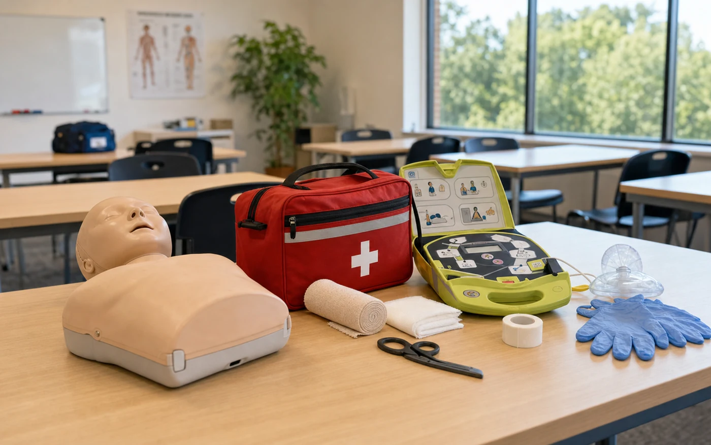 Emergency First Aid with CPR-C/AED course
